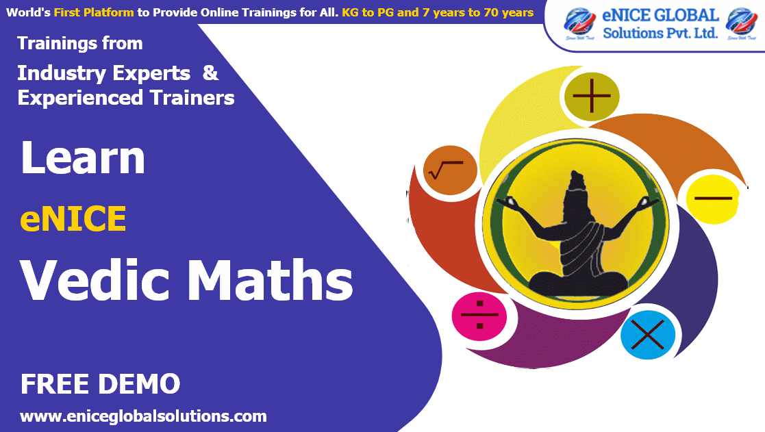 eNICE VEDIC MATHS Training Free Demo