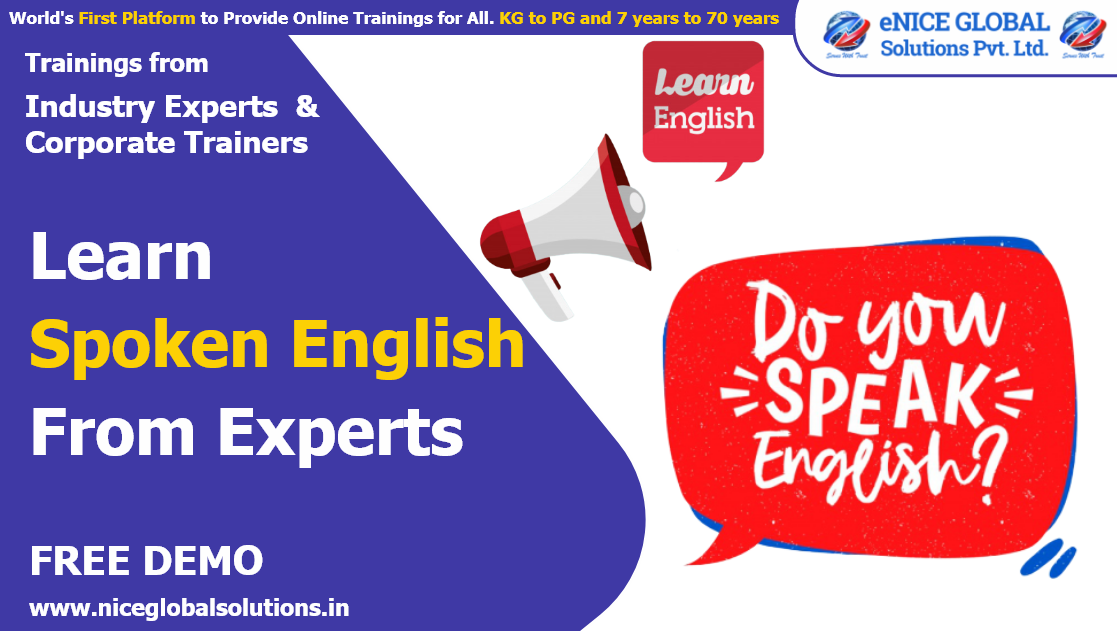 eNice SPOKEN ENGLISH FOR KIDS Free Demo